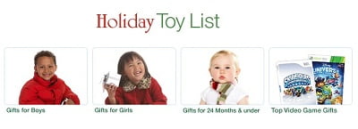 holiday toy list 2011