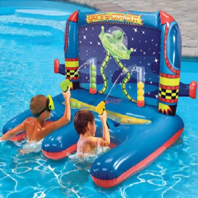 The Space Shoot-Out Inflatable Shooting Game