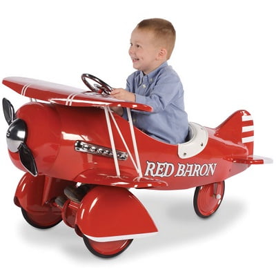 The Red Baron Pedal Biplane